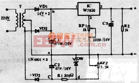 集成稳压电源电路图 12v稳压电源电路图 317稳压电源电路图 第17页 大山谷图库
