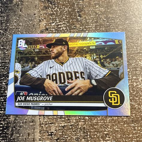 Topps Big League Joe Musgrove Uncommon Rainbow Foil San