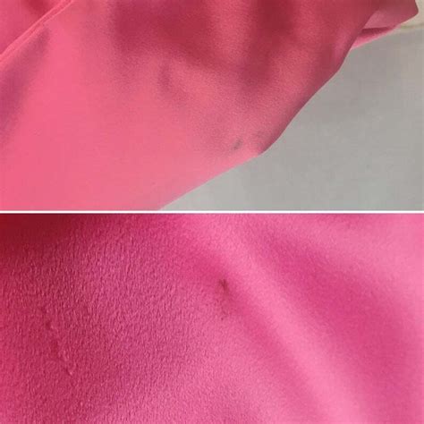 Vintage S Lucie Ann Hot Pink Satin Robe W Green Gem