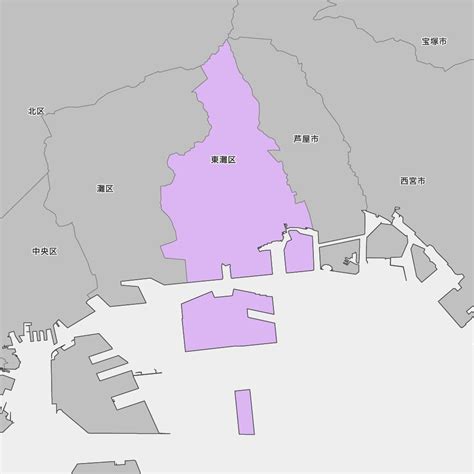 兵庫県神戸市東灘区の地図 Map It マップ・イット