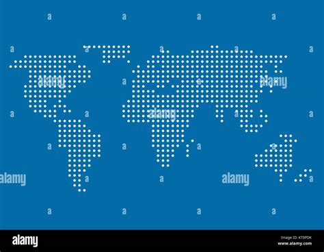 Simple Shap Flat World Map Map