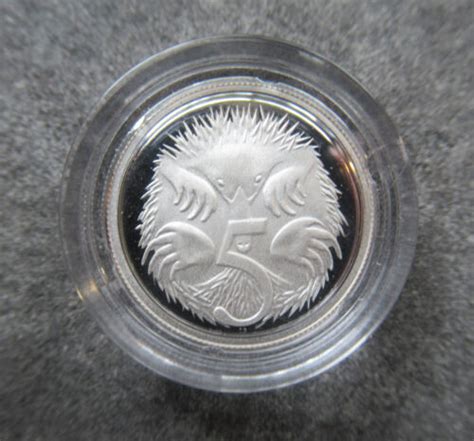 Australia Echidna Cent Silver Proof Coin Ex Fine Silver Set Ebay