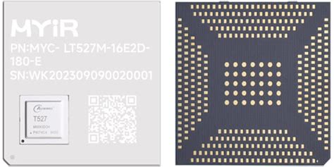 MYC-LT527 SoM con procesador T527 para aplicaciones con IA