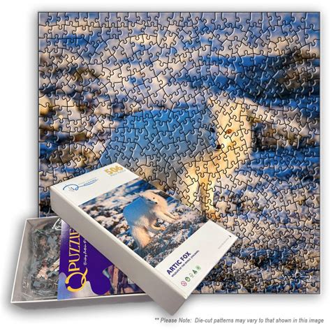 Wildlife Arctic Fox Square Qpuzzles