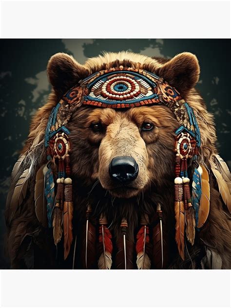 Native American Drawings Of Bears