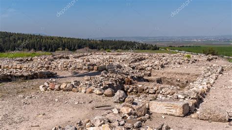 Vista panorámica del Parque Nacional Tel Megiddo es un sitio