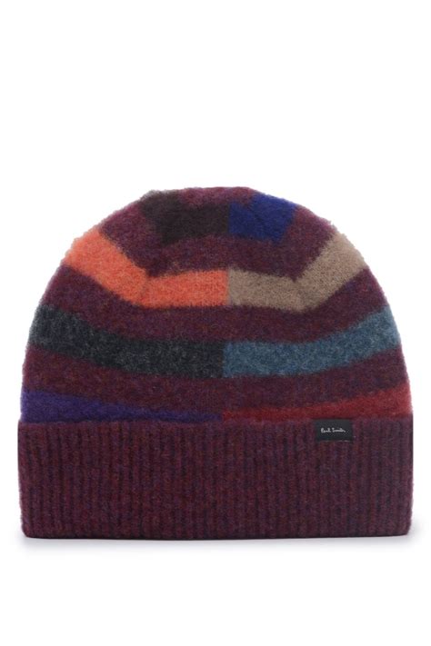 PAUL SMITH STRIPE BEANIE Clothing From Circle Fashion UK