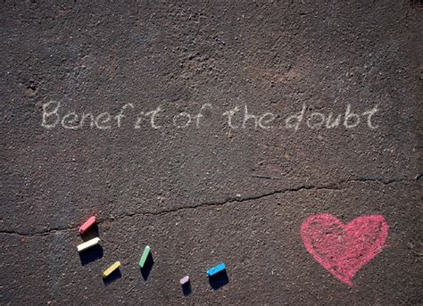 Benefit of the Doubt – Pure Purpose 