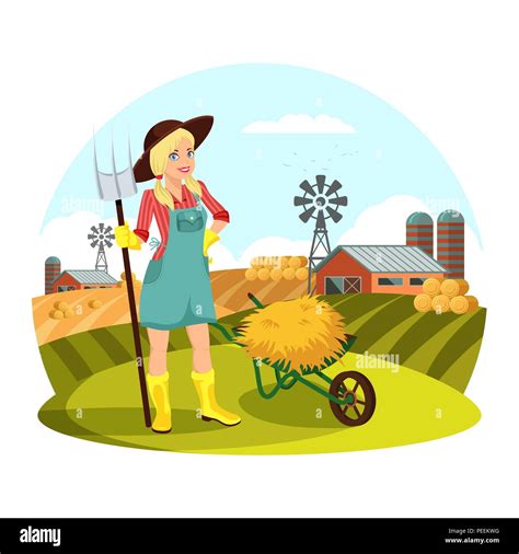 Bogs Urban Farmer Woman Clipart