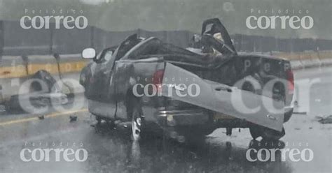 Choque Y Volcadura Deja Tres Personas Heridas En La Carretera Celaya