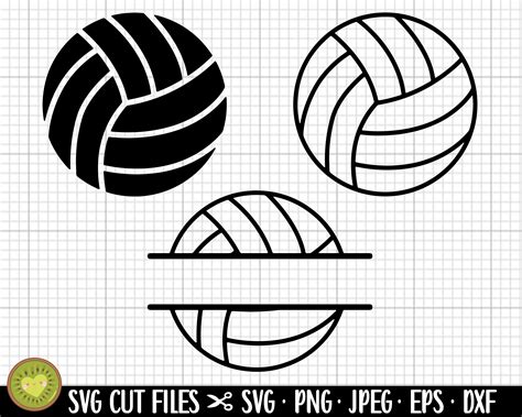 Nice Cartoon Volleyball Clipart Volleyball Clip Art Svg Vector Art