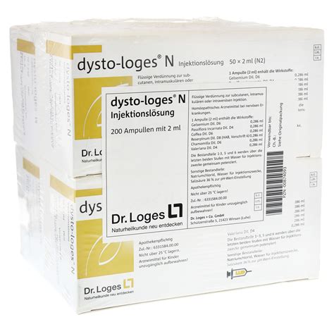 Dysto Loges N Injektionsl Sung Ampullen X Milliliter Online