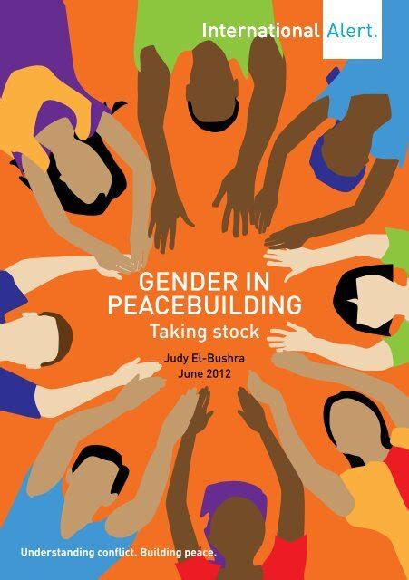 Gender In Peacebuilding Taking Stock International Alert