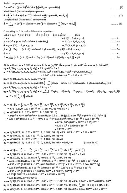 Numerical Methods Runge Kutta Fourth Order For 3 Coupled Second Order