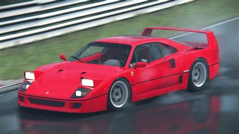 Ultra Realistic Graphics Assetto Corsa Ferrari F40 Steering Wheel Gameplay Youtube