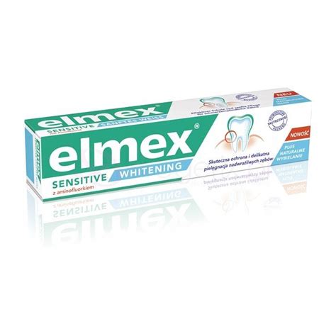 Elmex Sensitive Whitening pasta do zębów 75ml 11055923312 Allegro pl