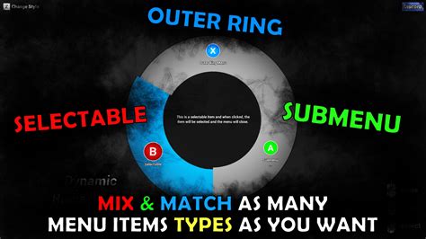 Dynamic Radial Menu X Unreal Engine Free Unitystr
