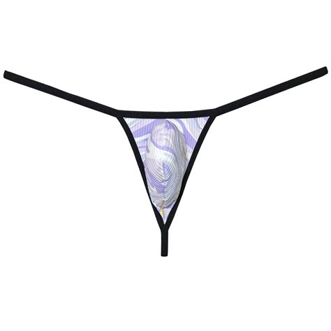 Botmois Men S Thongs Low Rise Soft Mini Tangas Contrast Color Bikini Briefs Ultrathin G String