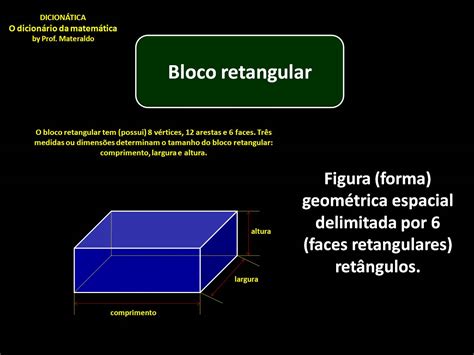 Quantas Faces Tem Um Bloco Retangular