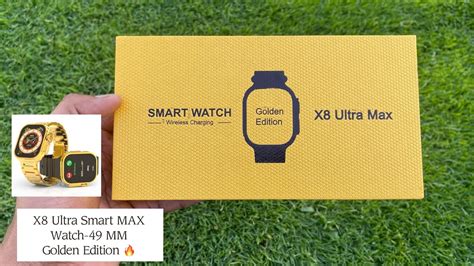 X Ultra Max Smart Watch Gold Edition Largest Display Deep Waterproof