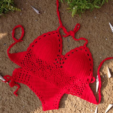 Boho Clothing Handmade Crochet Bikini Sexy Two Piece Swimming Etsy