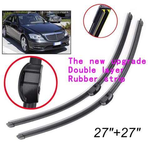 Adohon 2x27 Windshield Windscreen Wiper Blades Set For Mercedes Benz