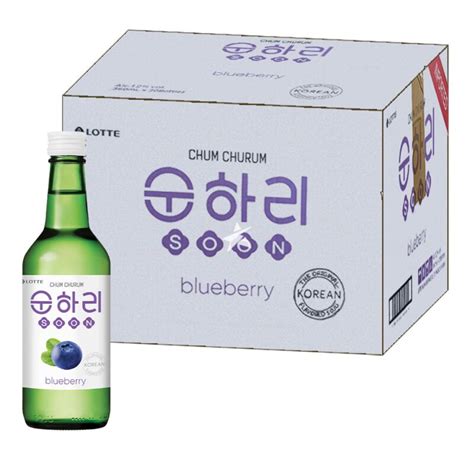 Buy Lotte Chum Churum Soju Blueberry Flavour 350ml 12 Alc Vol 20