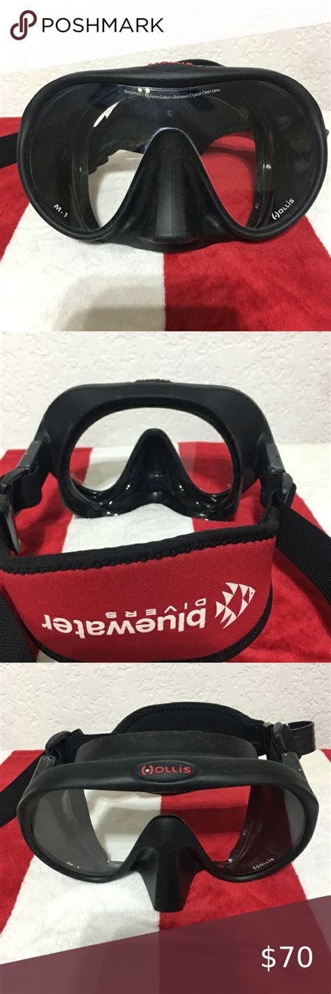 HOLLIS M1 FRAMELESS SPEARFISHING SCUBA DIVE MASK | Dive mask ...