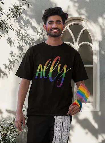 Playera Personalizada Lgbt Pride Marchas Campañas Gay Ally Meses sin