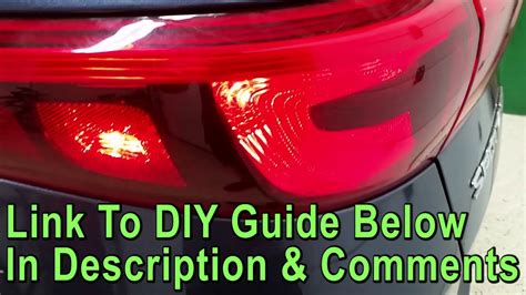 To Kia Sportage Suv Tail Lights Brake Rear Side Marker