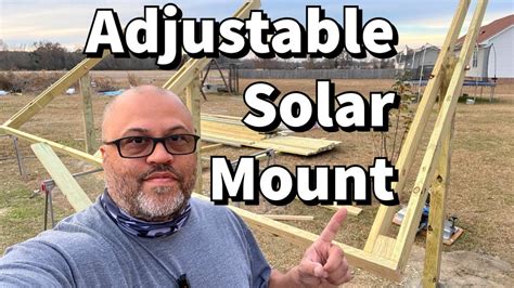 DIY Adjustable Solar Panel Ground Mount - Part 1 - Go IT