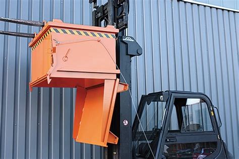 Drop Bottom Bins For Cranes Or Forklifts — Crane Gear