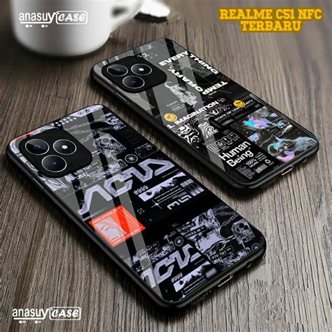 Jual Jual Softcase Glass Kaca Realme C51 NFC Terbaru SC210 Casing