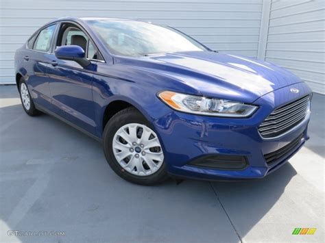 Deep Impact Blue Ford Fusion S Photo Gtcarlot