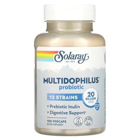 Solaray Multidophilus Probiotic Billion Cfu Vegcaps