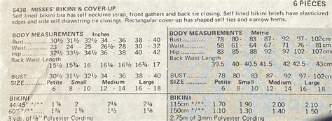 S Butterick Sewing Pattern Size SMALL Misses Bikini And Beach Coverup Easy Breezy