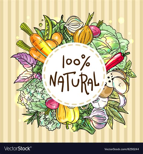 Food top view Royalty Free Vector Image - VectorStock