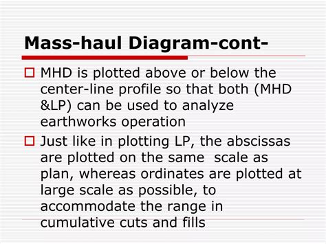 Mass Haul Diagram Ppt