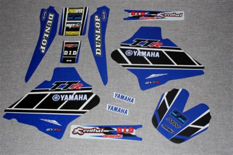 Yamaha Ttr Retro Mx Graphics Kit Sticker Kit Stickers