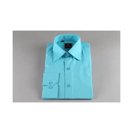 Chemise Enfant Bleu Turquoise De A Ans