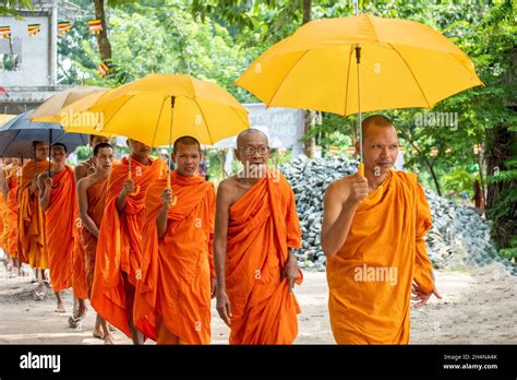 An Giang Sep 21, 2019. Theravada Buddhist monks perform religious rituals around the temple ...