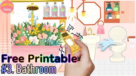 Free Printable Paper Doll House How To Make A Bathroom And Bedroom