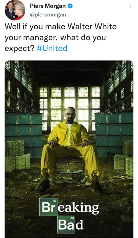 Piers Morgan compares Erik ten Hag to Breaking Bad's Walter White