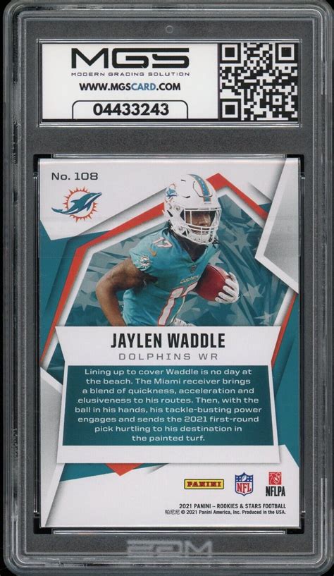 2021 Panini Rookies Stars Rookies 108 Jaylen Waddle RC For Sale