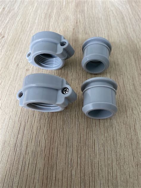 2 X Lay Z Spa B C Water Pipe Grey Coupling Screw Nut Connector And