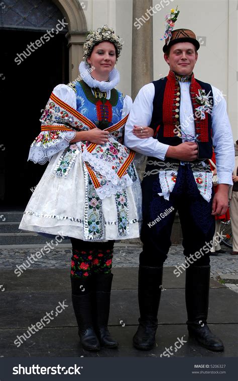 Traditional Czech Folk Costume Stock Photo 5206327 : Shutterstock