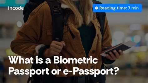 What Is A Biometric Passport Or E Passport