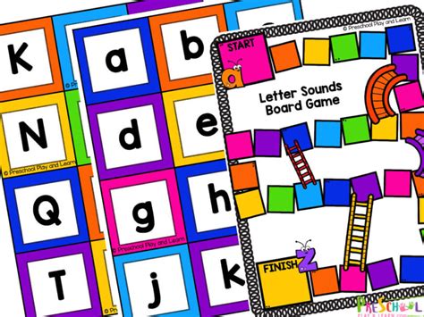 Free Printable Letter Sounds Board Games