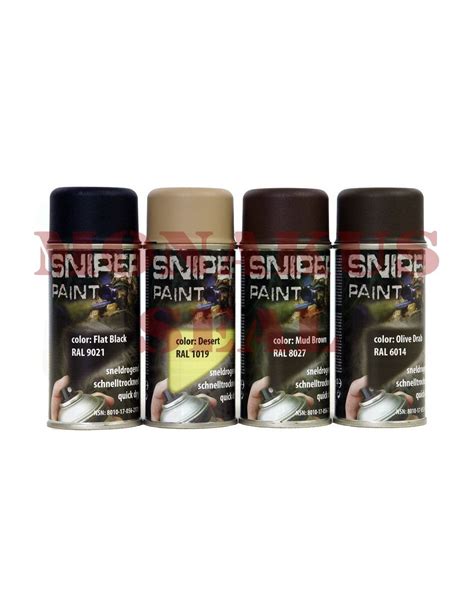 PINTURA SNIPER FOSCO SPRAY MILITAR 150 ML FOSCO