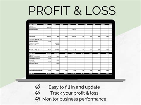 Amazon FBA Spreadsheet USA, FBA Template, Bookkeeping, Sales Tracker
